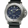 panerai luminor submersible gmt regatta pam371 zf titanium black dial p9001 watch 6085 djn2z