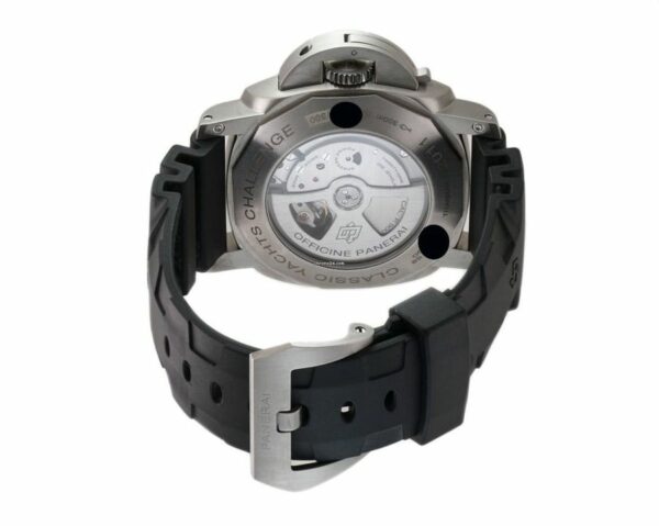 panerai luminor submersible gmt regatta pam371 zf titanium black dial p9001 watch 6810 0pfcx