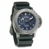 panerai luminor submersible gmt regatta pam371 zf titanium black dial p9001 watch 7114 tyj1v