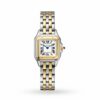panthre de cartier watch small model quartz movement yellow gold steel w2pn0006 9597 afzix