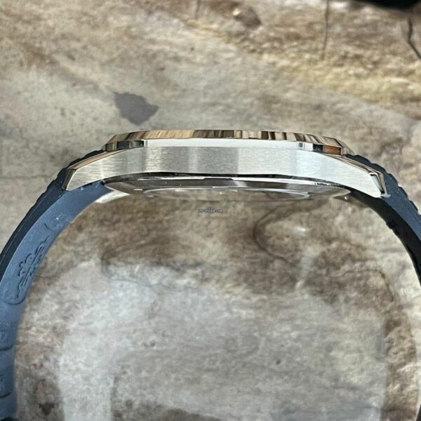 patek philippe aquanaut blue dial 18k white gold mens watch 5168g 001 9778 g8wdu