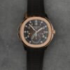 patek philippe aquanaut brown embossed arabic dial rose gold composite mens watch 5164r 001 8594 irbda