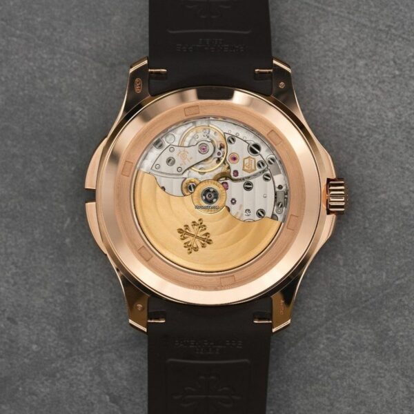 patek philippe aquanaut brown embossed arabic dial rose gold composite mens watch 5164r 001 8744 yeade