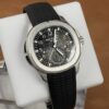 patek philippe aquanaut dual time black dial automatic mens watch 5164a 001 1695 gtckw