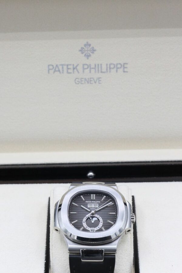 patek philippe nautilus 40 5mm black dial 5726a 001 watch 4465 qaqrs