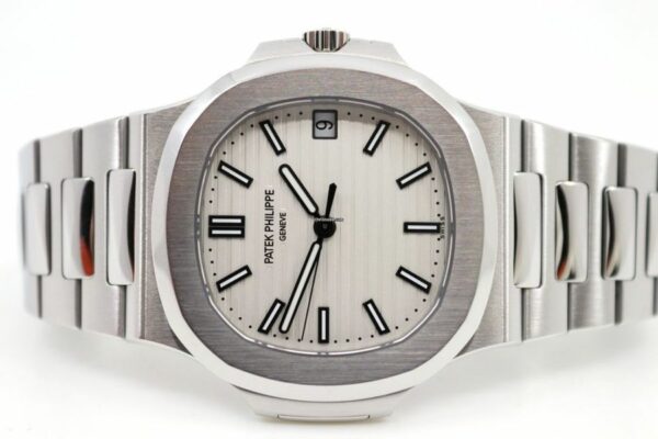 patek philippe nautilus gold white dial mens watch 57111a 011 8303 58571