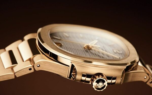 patek philippe nautilus ladies automatic watch 18k rose gold 352mm ref2371181r 001 2410 3wale