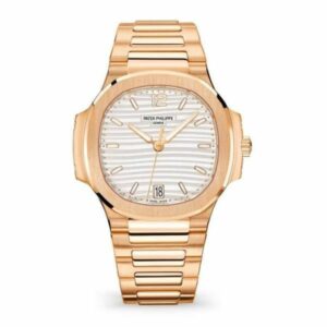 patek philippe nautilus ladies automatic watch 18k rose gold 352mm ref2371181r 001 8182 moksg