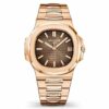 patek philippe nautilus rose gold 5711 1r 001 with lightdark brown gradated dial watch 8628 a1knj