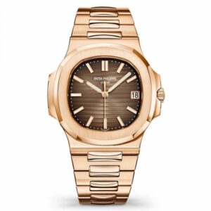 patek philippe nautilus rose gold 5711 1r 001 with lightdark brown gradated dial watch 8628 a1knj
