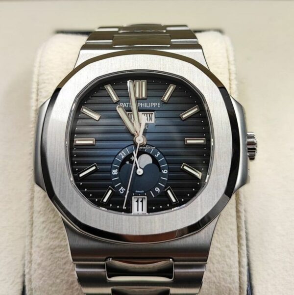 patek philippe nautilus steel 5726 1a 014 with black gradated dial watch 4048 bq5tm