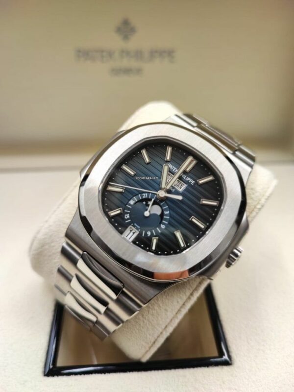 patek philippe nautilus steel 5726 1a 014 with black gradated dial watch 5789 e178s