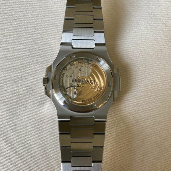 patek philippe nautilus tiffany 26 co blue dial watch 4668 ykhhq