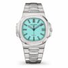 patek philippe nautilus tiffany 26 co blue dial watch 5424 qex75