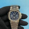 patek philippe nautilus white gold 5740 1g 001 with blue sunburst dial watch 2057 b5w6j