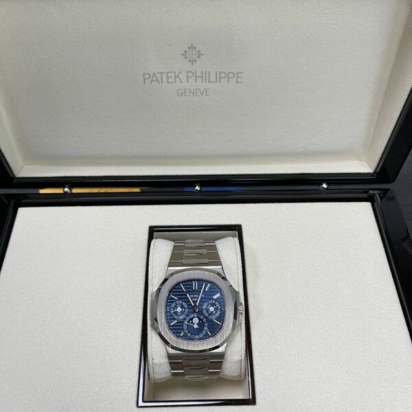 patek philippe nautilus white gold 5740 1g 001 with blue sunburst dial watch 9322 3aaz9
