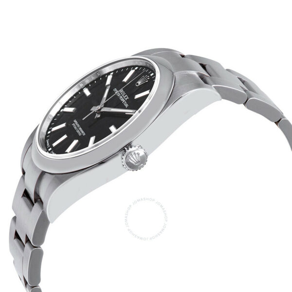 pre owned pre owned rolex oyster perpetual automatic black dial mens watch 114300bkso 9908 2aw40