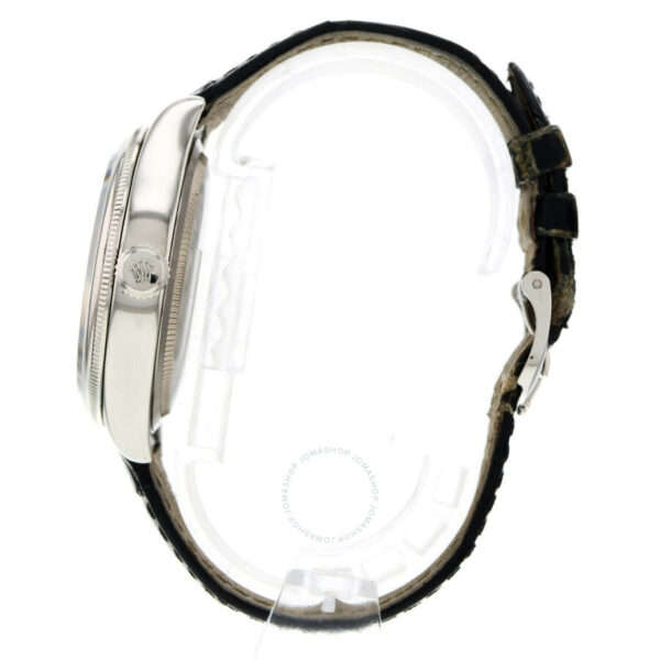pre owned rolex cellini dual time automatic chronometer day night silver dial mens watch 50529 1863 pkt4x