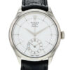 Rolex Cellini Dual Time Automatic Chronometer Day-Night Silver Dial Men’s Watch 50529