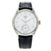 pre owned rolex cellini dual time automatic chronometer day night silver dial mens watch 50529 7442 hzusk