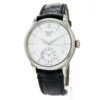 pre owned rolex cellini dual time automatic chronometer day night silver dial mens watch 50529 8438 pu6bp