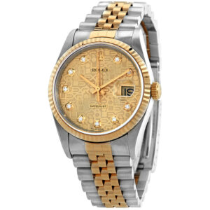 Rolex Datejust Automatic Diamond Men’s Watch 16233 CJDJ