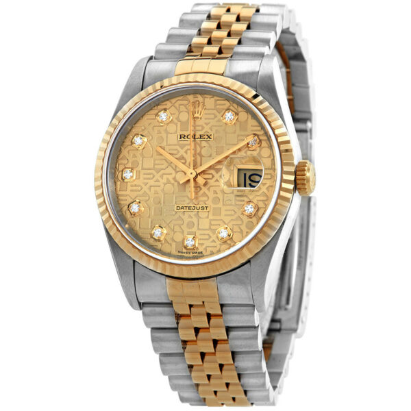 Rolex Datejust Automatic Diamond Men’s Watch 16233 CJDJ