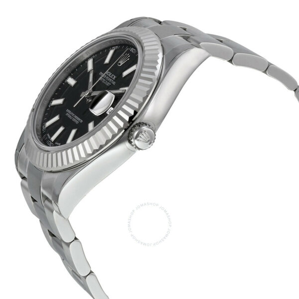 pre owned rolex datejust ii automatic black dial mens watch 116334bkso 8508 8dmav