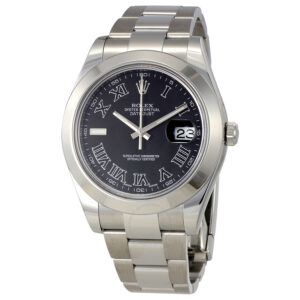 Rolex Datejust II Automatic Black Dial Stainless Steel Rolex Oyster Men’s Watch 116300BKRO