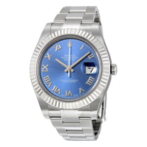 Rolex Datejust II Automatic Blue Dial Stainless Steel Oyster Bracelet Men’s Watch 116334BLRO
