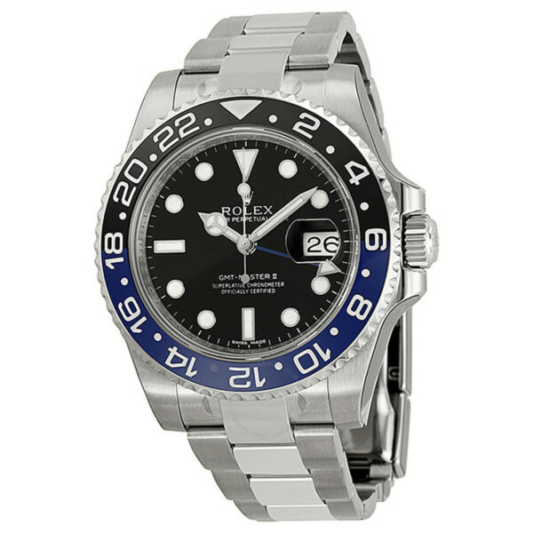 Rolex GMT-Master II Automatic Chronometer Black Dial Men’s Watch 116710BLNR