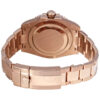 pre owned rolex gmt master ii automatic mens 18kt everose gold oyster root beer bezel watch 126715bkso 3865 kpvtc