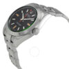 pre owned rolex milgauss black dial domed bezel green crystal oyster bracelet watch 116400v 7942 2k4ib
