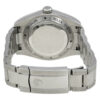 pre owned rolex milgauss black dial domed bezel green crystal oyster bracelet watch 116400v 8709 q9lj4