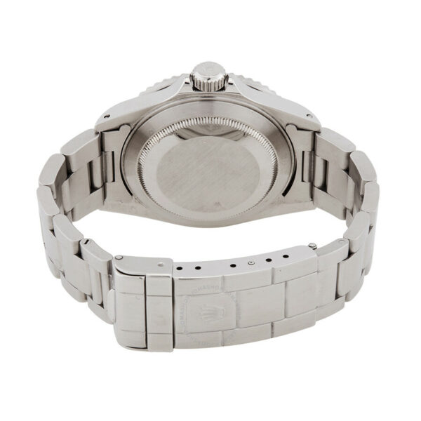 pre owned rolex submariner black dial stainless steel aluminum bezel rolex oyster automatic mens watch 16610 7817 o7t5a