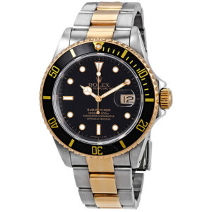 Rolex Submariner Black Dial Two-Tone Men’s Watch 16613BKSO