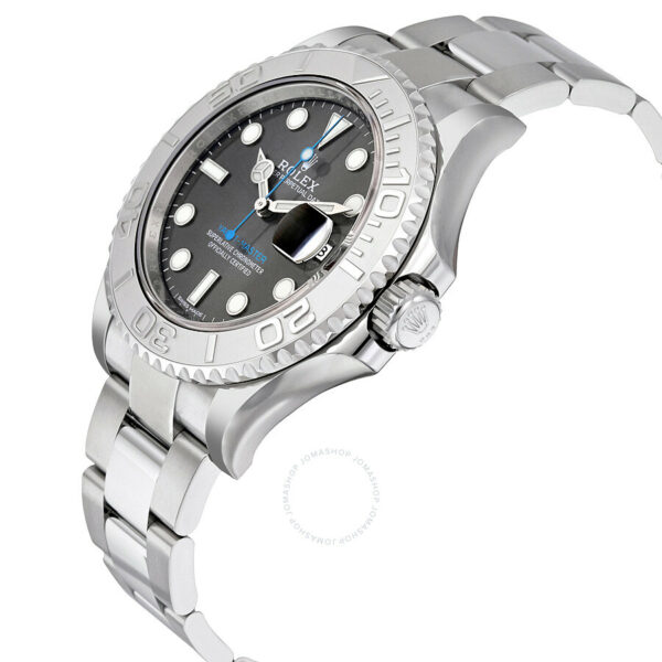 pre owned rolex yacht master 40 dark rhodium dial steel oyster mens watch 116622rso 8011 fwmuk