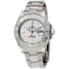 Rolex Yacht-Master 40 Platinum Dial Stainless Steel Oyster Bracelet Automatic Men’s Watch 116622PLSO