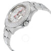 pre owned rolex yacht master 40 platinum dial stainless steel oyster bracelet automatic mens watch 116622plso 6296 pvbh0
