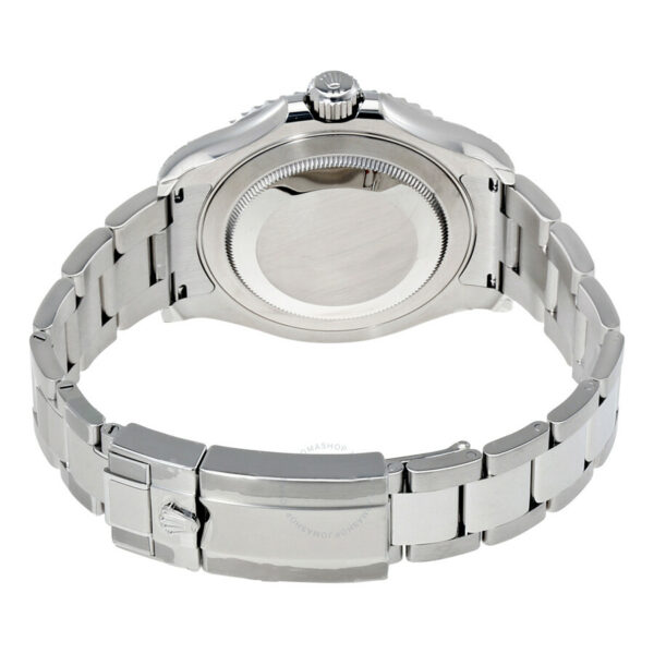 pre owned rolex yacht master 40 platinum dial stainless steel oyster bracelet automatic mens watch 116622plso 8595 ym6lg