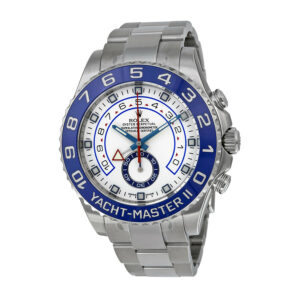 Rolex Yacht-Master II White Dial Stainless Steel Oyster Bracelet Automatic Men’s Watch 116680WAO