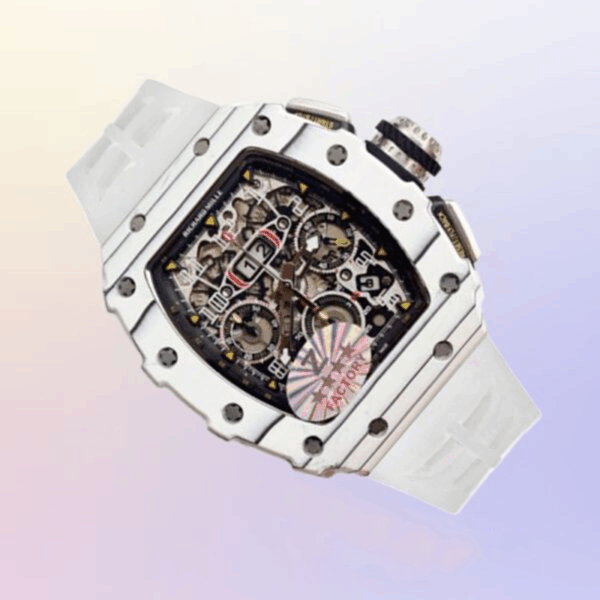 richard mille rm 62 01 men 50 42mm rm 62 01 009 automatic transparent dial white watch 8451 80tbk
