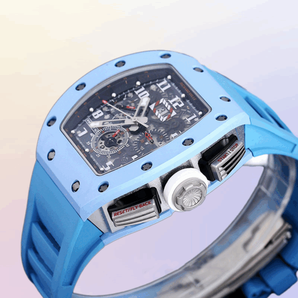 richard mille rm011 baby blue watch 1447 p6rdp