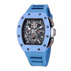 richard mille rm011 baby blue watch 6574 evs43
