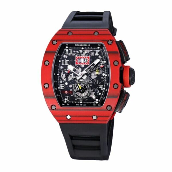 richard mille rm011 rm011 019 around 45mm men transparent dial watch 6517 wtj2a 1