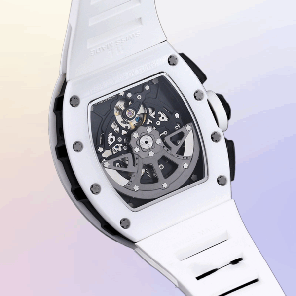 richard mille rm011 white watch 8551 6hqwl