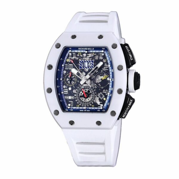 richard mille rm011 white watch 9162 o5wla 1