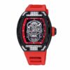 richard mille rm052 around 50 42mm men rm052 001 diamonds skull dial black red watch 1212 h84ss 1