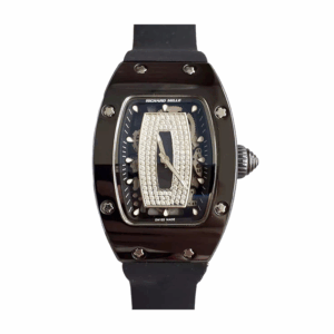 richard mille rm07 01 around 31 45mm ladies rm07 01 006 black with diamonds dial black watch 6516 o92it