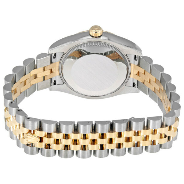 Rolex Datejust Lady 31 Black Mother Of Pearl Dial Stainless Steel and 18K Yellow Gold Jubilee Bracelet Automatic Watch 178273BKMDJ - Image 4